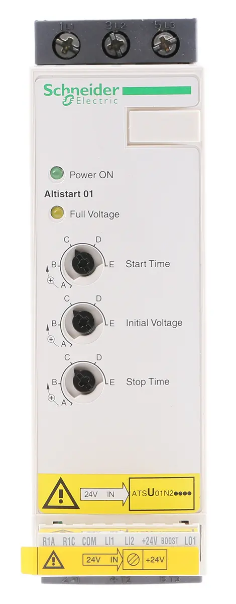 Produktfoto 1 von Schneider Electric TeSys ATSU01 Sanftstarter 3-phasig 15 kW, 480 V ac / 32 A