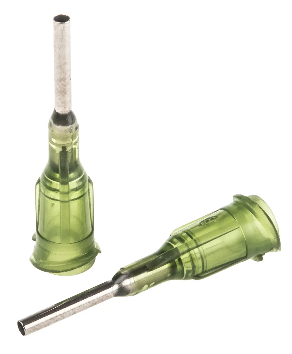 Produktfoto 1 von Metcal Dosierspitze Gerade, Grün, Größe 14, 12.7 mm, für Spritzen im Luer-Lok-Stil