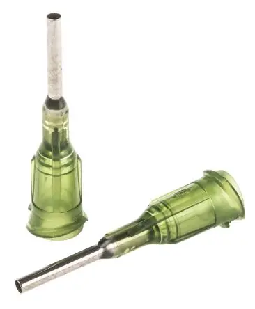 Produktfoto 1 von Metcal Dosierspitze Gerade, Grün, Größe 14, 12.7 mm, für Spritzen im Luer-Lok-Stil