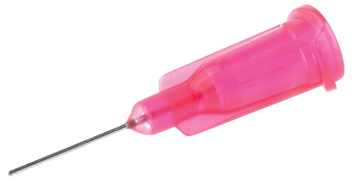 Produktfoto 1 von Metcal Dosierspitze Gerade, Rot, Größe 25, 12.7 mm, für Luer-Lock-Spritzen
