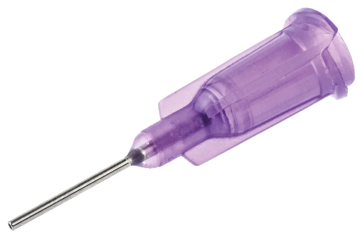 Produktfoto 1 von Metcal Dosierspitze Gerade, Violett, Größe 21, 12.7 mm, für Luer-Lock-Spritzen