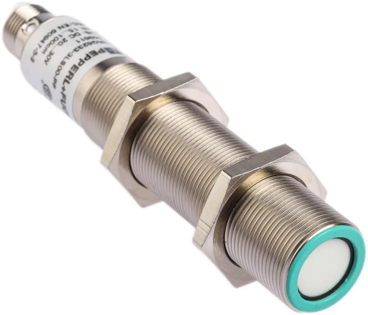 Produktfoto 1 von Pepperl + Fuchs M18 Näherungssensor Ultraschall, Gewinderohr 1 m 4-20 mA 12 → 30 V dc / 150 mA, IP67