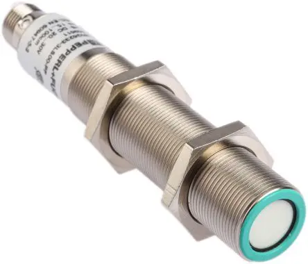 Pepperl + Fuchs M18 Ultraschall-Näherungssensor, Gewinderohr 1 m / 150mA 4 bis 20 mA, IP67 30 V dc