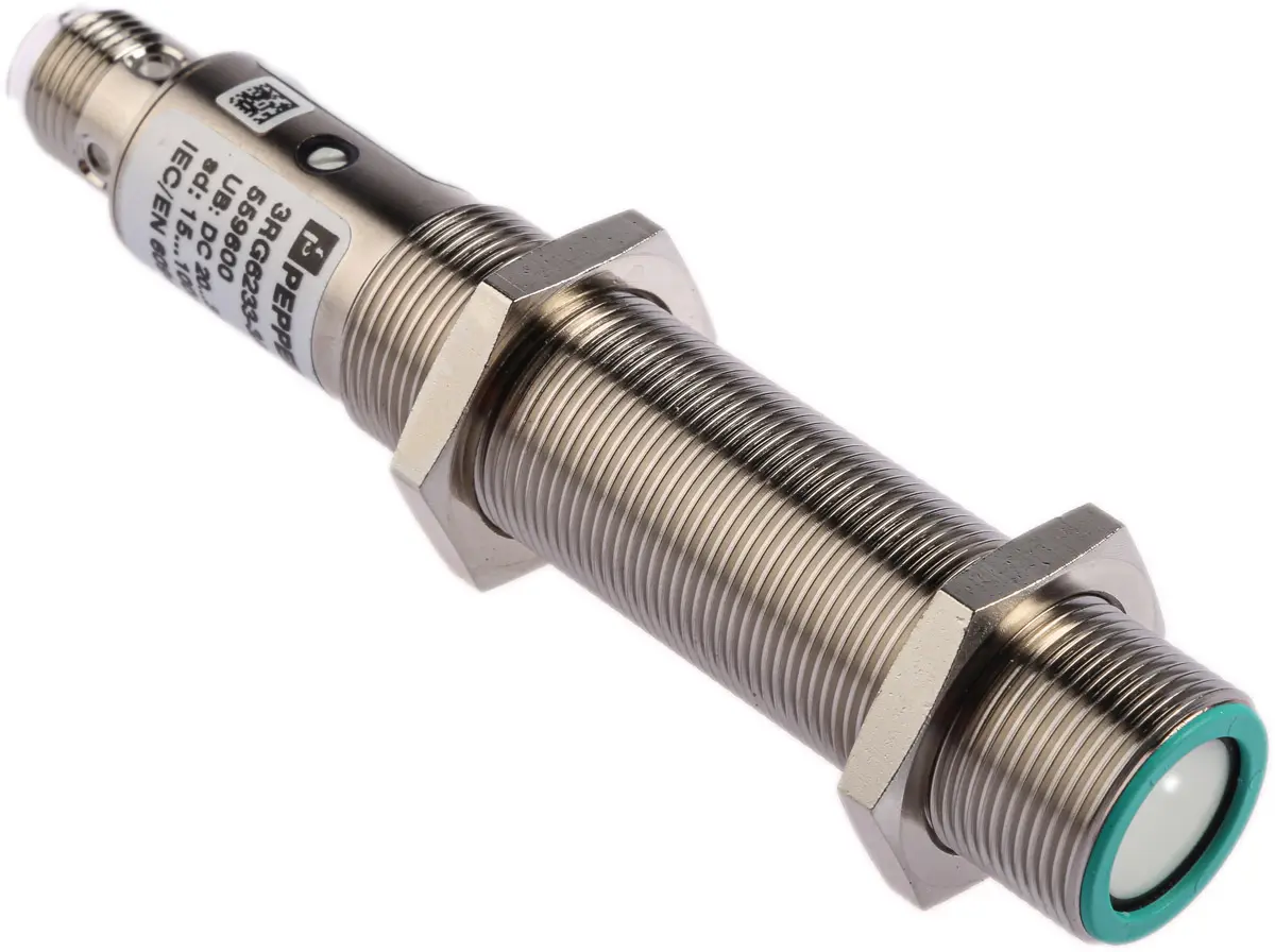 Pepperl + Fuchs M18 Näherungssensor Ultraschall, Gewinderohr 1 m PNP 12 → 30 V dc / 150 mA NO, IP67