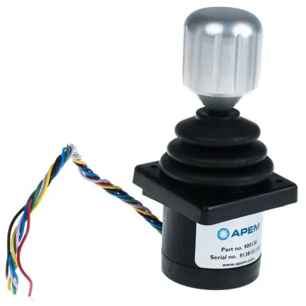 Produktfoto 1 von APEM 9000 Joystick, 3-Achsen Passiv, 240 V ac, IP65