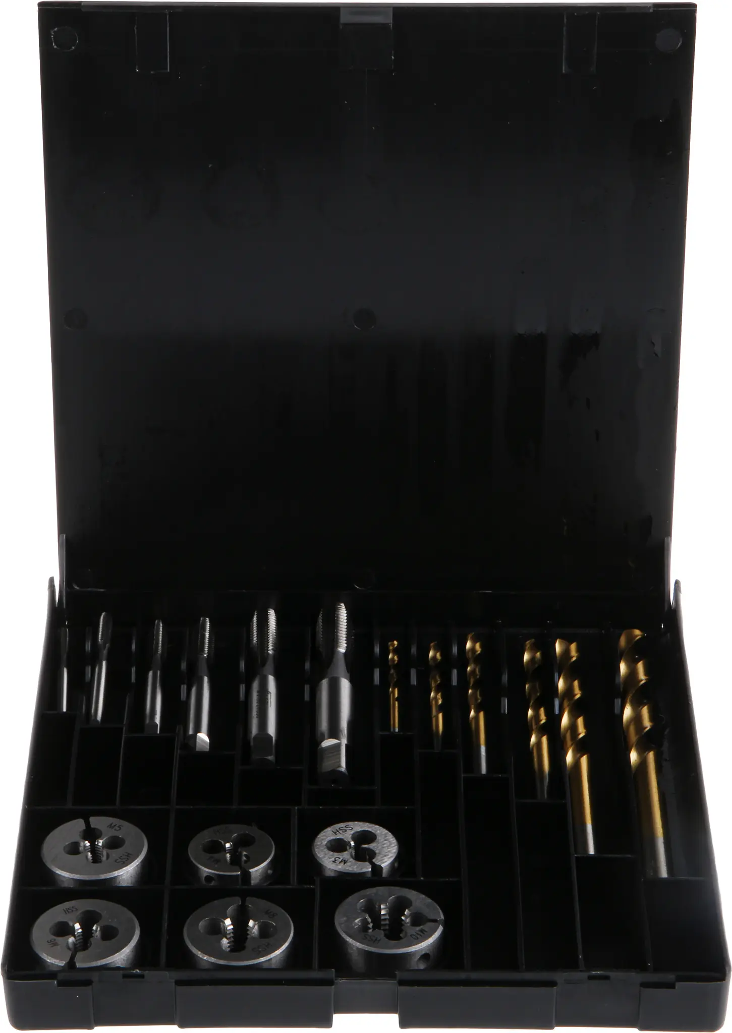 RS PRO Gewindeschneider & -bohrer HSS Gewindebohrersatz, 18-teilig M3 to M10