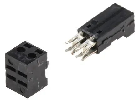 Produktfoto 1 von Wurth Elektronik Autocom IDC-Steckverbinder Buchse, gewinkelt, 2-polig Kabel / 1-reihig, Raster 2.54 mm
