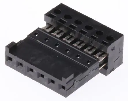 Produktfoto 1 von Wurth Elektronik Autocom IDC-Steckverbinder Buchse, gewinkelt, 6-polig Kabel / 1-reihig, Raster 2.54 mm