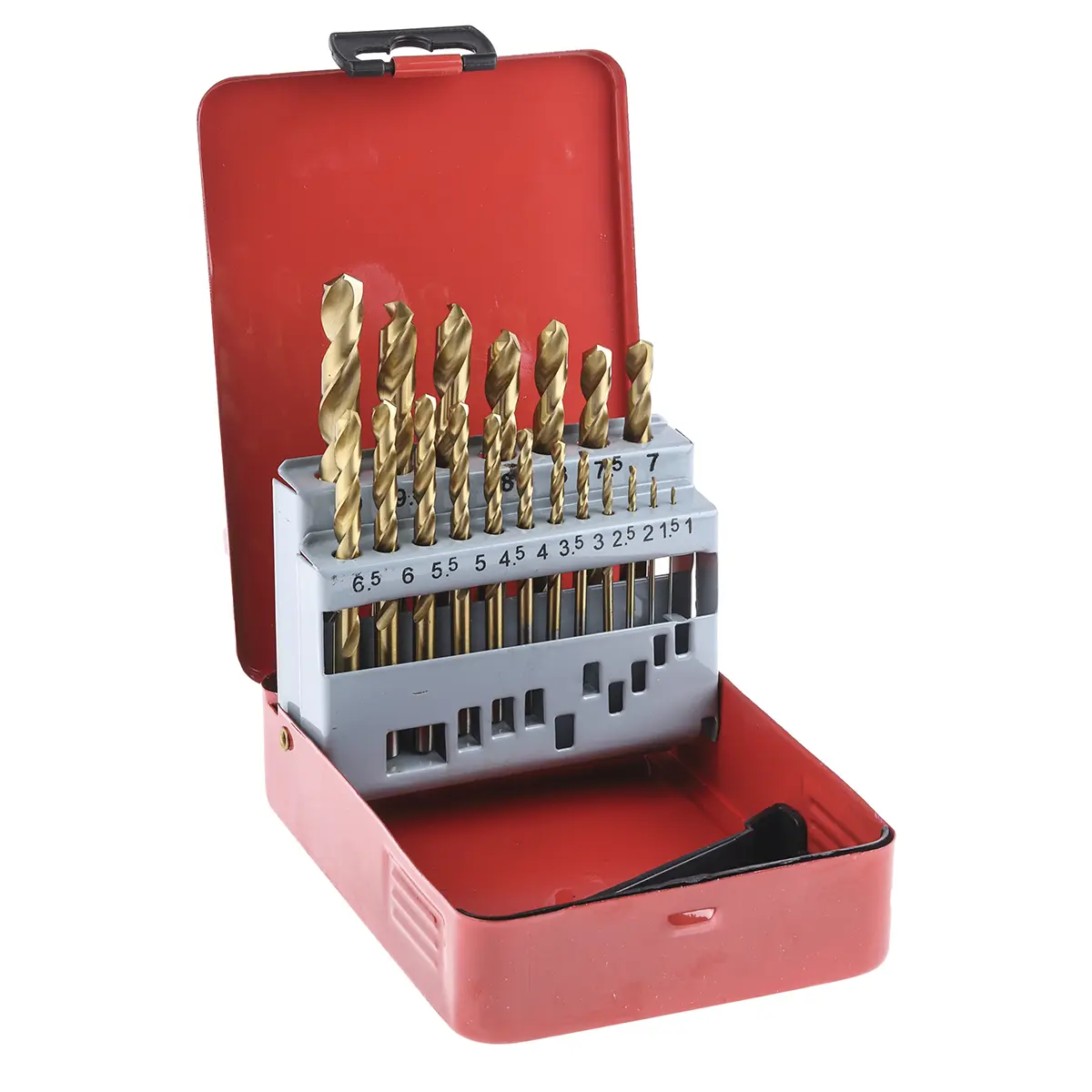 Produktfoto 1 von RS PRO HSS Drehung Satz 1 mm → 10 mm, 19-teilig für Metall