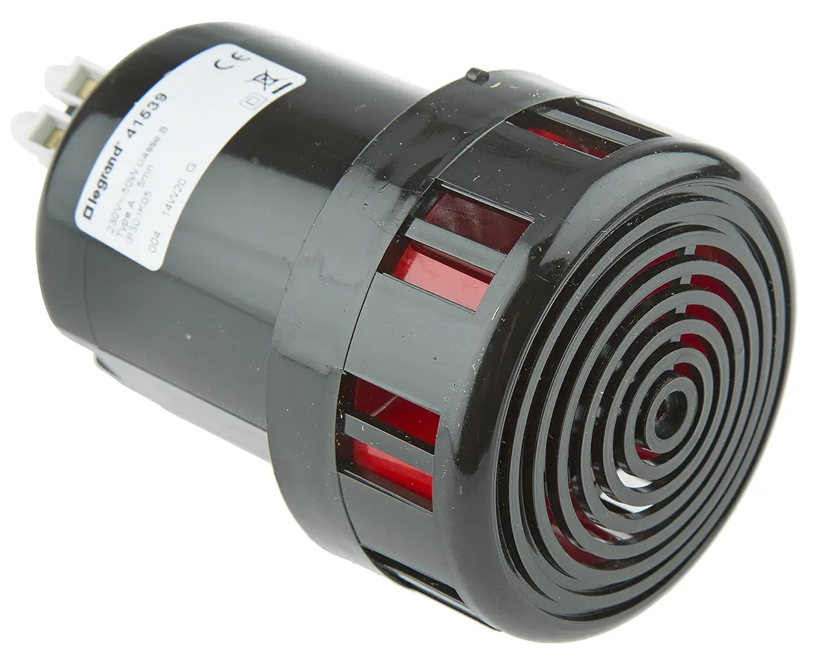 Produktfoto 1 von Legrand Akustischer Warnmelder 230 V ac 105dB, Ø 73 mm