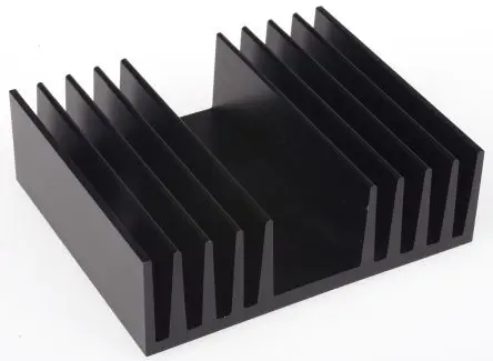 Produktfoto 1 von AAVID THERMALLOY Kühlkörper für Universelle rechteckige Alu 0°C/W, 100 mm x 120mm x 37 mm