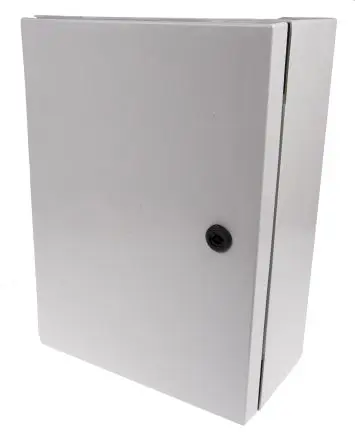 Produktfoto 1 von Fibox CAB P Polyester Wandanschlusskasten Grau IP66, HxBxT 415 mm, 315 mm x 170 mm
