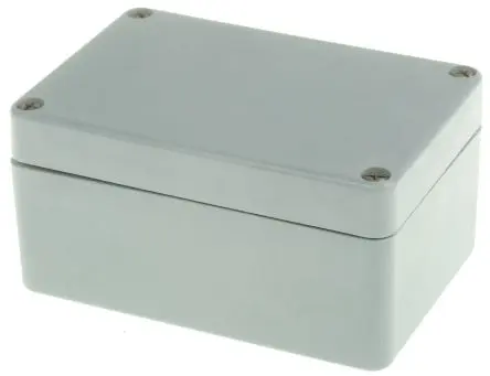 Produktfoto 1 von Fibox Euronord II; Gehäuse; Polyester; Grau; IK08 IP65 Breite 75 mm Höhe 55 mm Länge 110 mm
