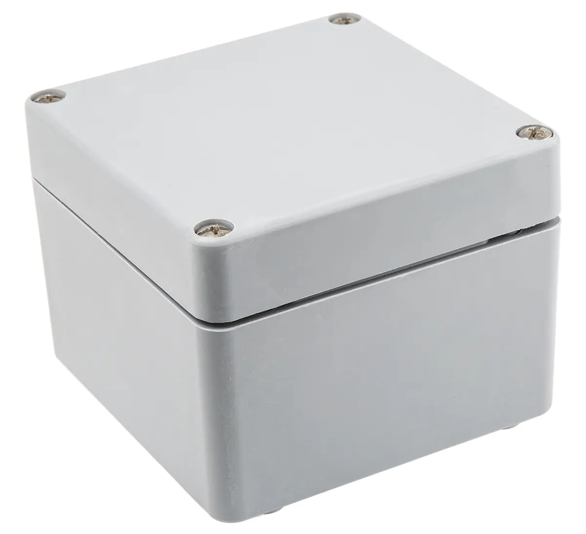 Produktfoto 1 von Fibox Euronord II; Gehäuse; Polyester; Grau; IK08 IP40, IP66 Breite 122 mm Höhe 120 mm Länge 90 mm
