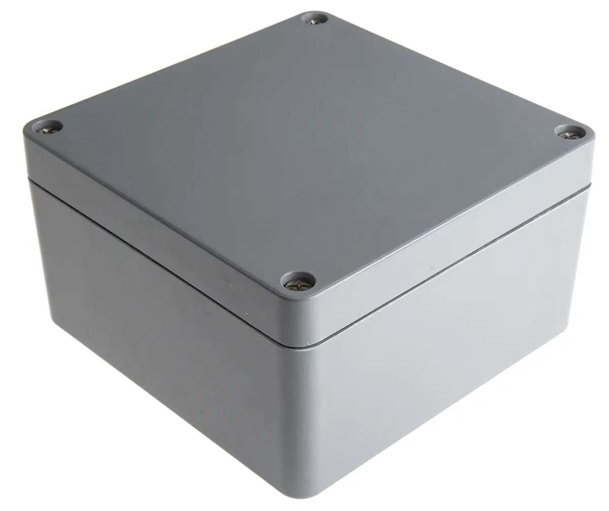 Produktfoto 1 von Fibox Euronord II; Gehäuse; Polyester; Grau; IK08 IP66, IP40 Breite 160 mm Höhe 91 mm Länge 160.5 mm