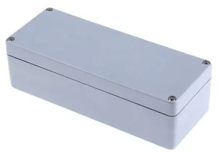 Produktfoto 1 von Fibox Euronord II; Gehäuse; Polyester; Grau; IK08 IP66, IP67 Breite 75 mm Höhe 55 mm Länge 190 mm