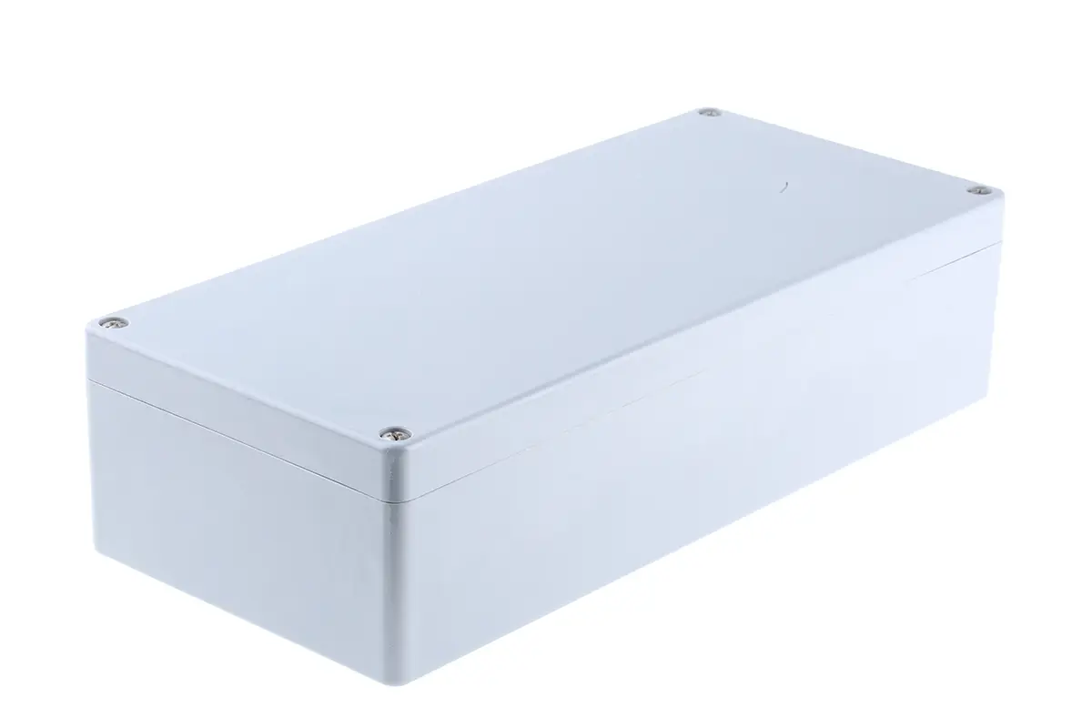 Produktfoto 1 von Fibox Euronord II; Gehäuse; Polyester; Grau; IK08 IP66, IP54 Breite 360 mm Höhe 160 mm Länge 90 mm