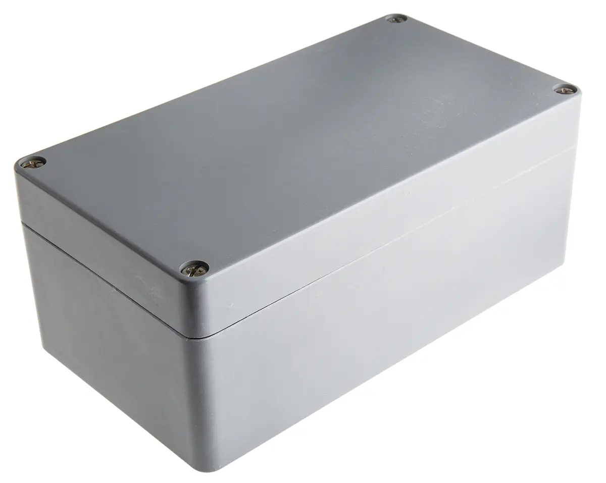 Produktfoto 1 von Fibox Euronord II; Gehäuse; Polyester; Grau; IK08 IP40, IP66 Breite 120 mm Höhe 90 mm Länge 220 mm