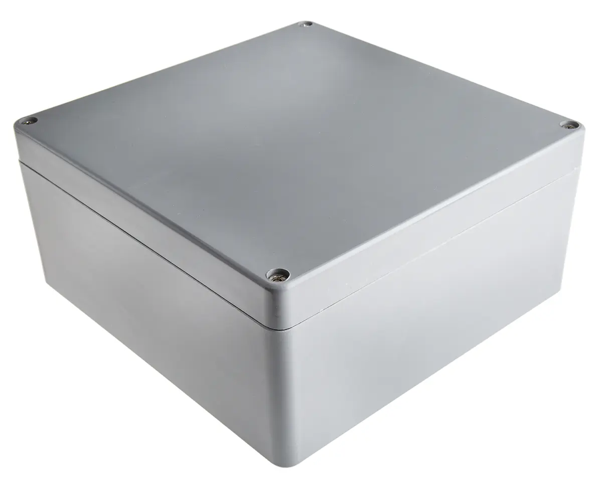 Produktfoto 1 von Fibox Euronord II; Gehäuse; Polyester; Grau; IK08 IP40, IP66 Breite 251 mm Höhe 121 mm Länge 256 mm