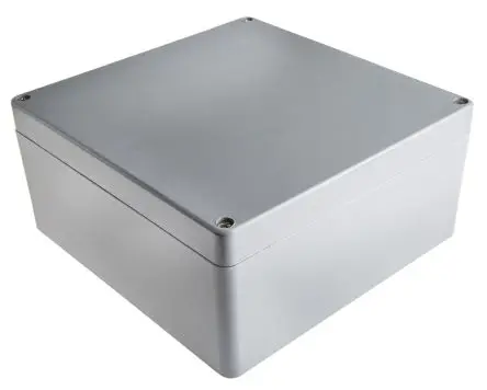 Produktfoto 1 von Fibox Euronord II; Gehäuse; Polyester; Grau; IK08 IP67, IP66 Breite 251 mm Höhe 121 mm Länge 256 mm
