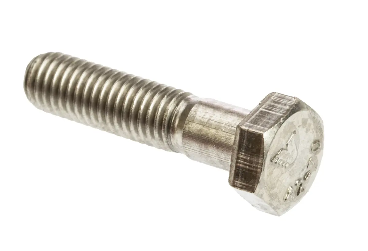 Produktfoto 1 von RS PRO M20 x 1.25 mm Sechskantschraube, Edelstahl glatt, DIN 931