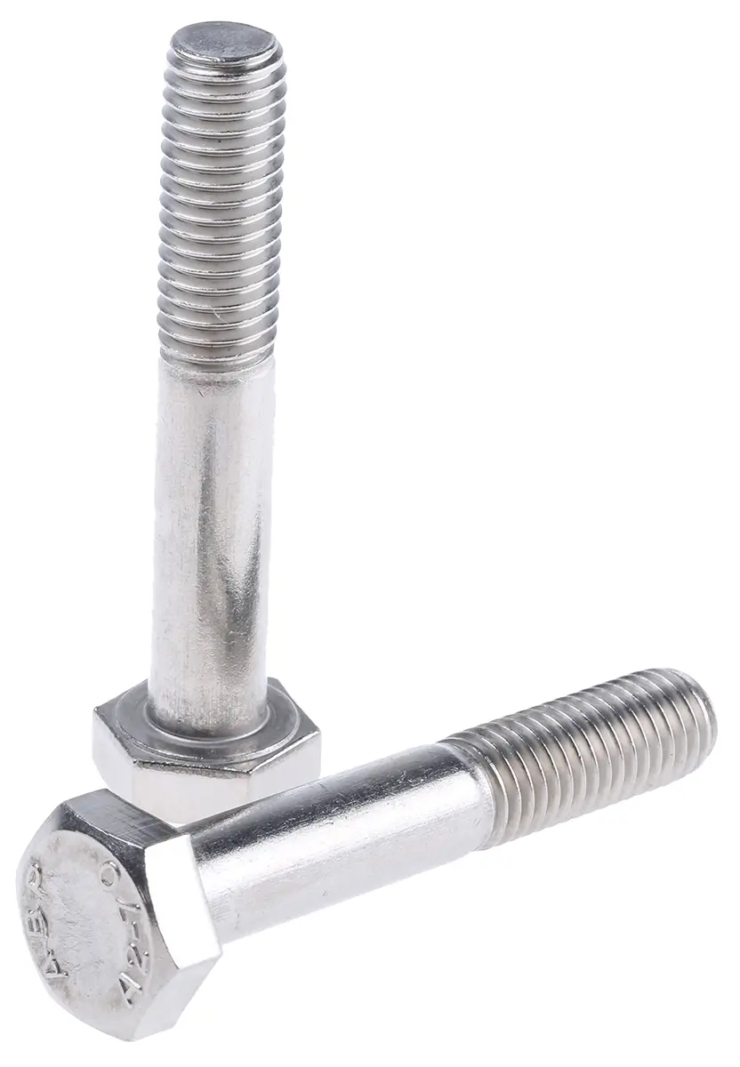 Produktfoto 1 von RS PRO M20 x 1.50 mm Sechskantschraube, Edelstahl glatt, DIN 931