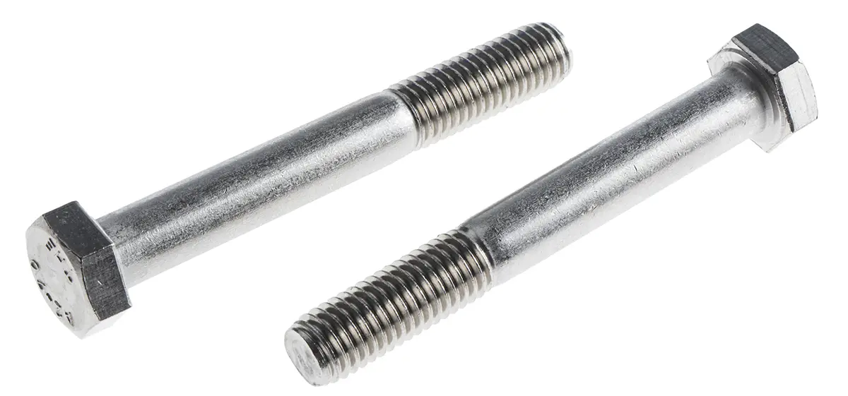 RS PRO M20 x 1.75 mm Sechskantschraube, Edelstahl glatt, DIN 931