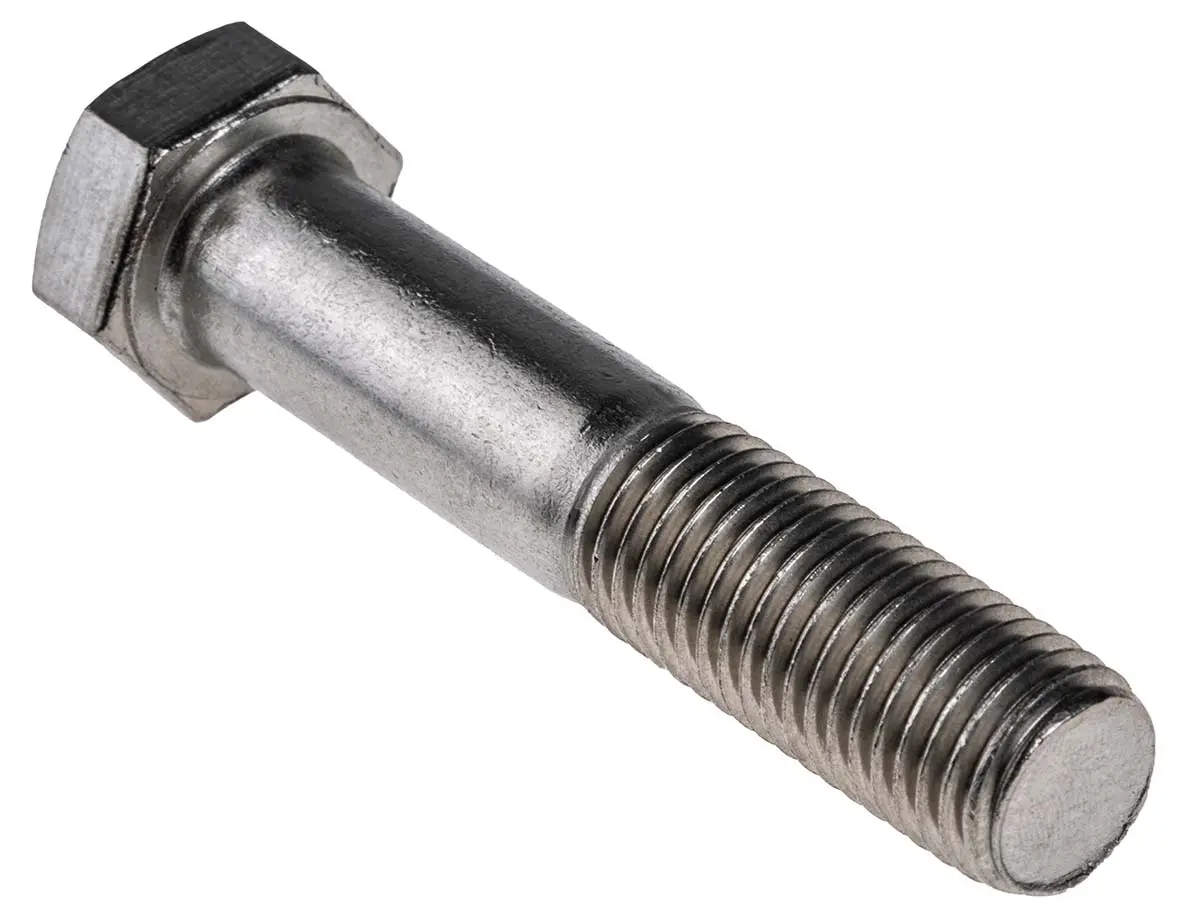 Produktfoto 1 von RS PRO M20 x 2.0 mm Sechskantschraube, Edelstahl glatt, DIN 931