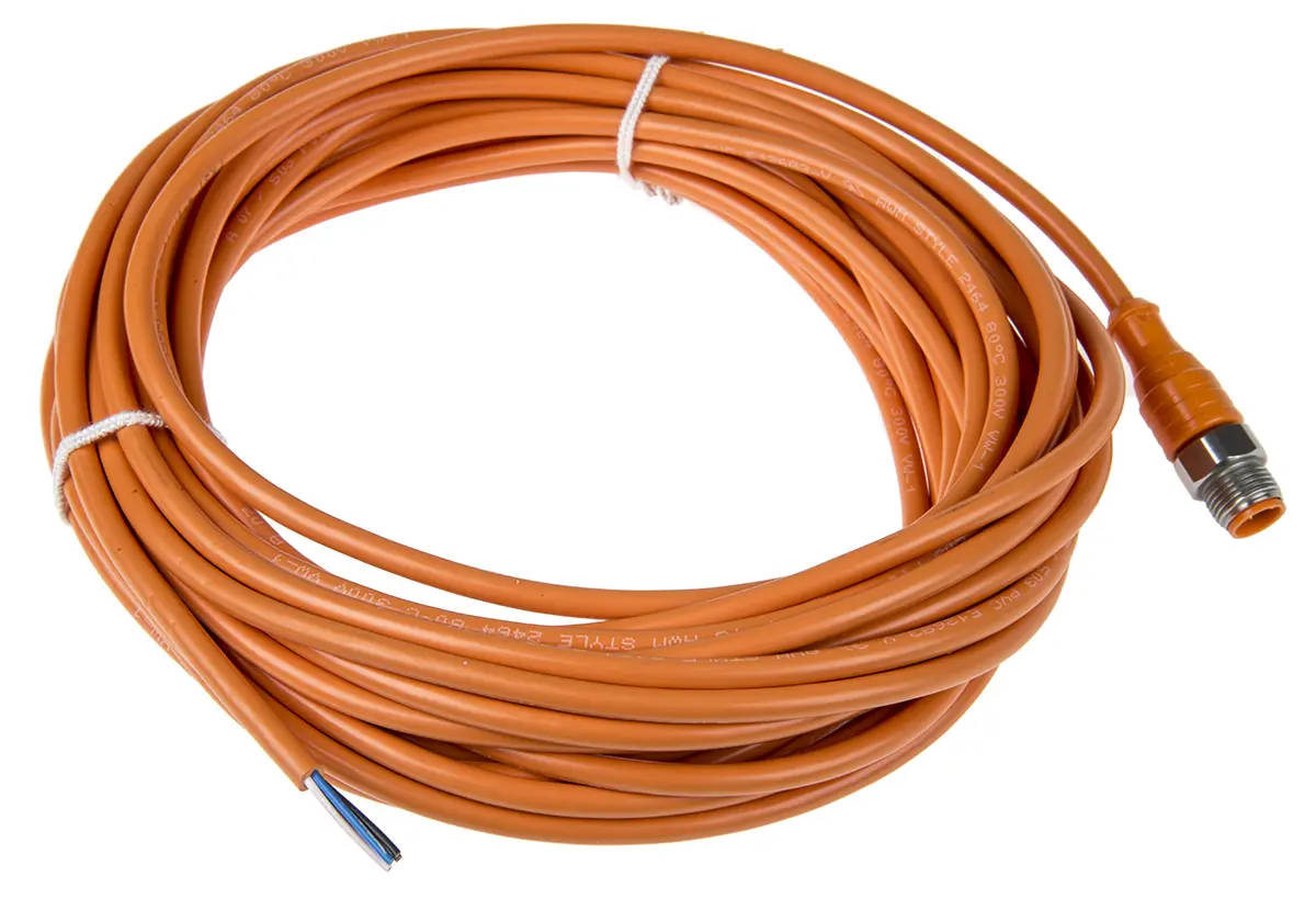 Produktfoto 1 von Lumberg PRST, 4-polig Sensor-Betätigungselementkabel, M12 Stecker / Freies Ende Buchse, Länge 10 m