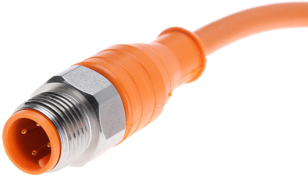 Lumberg PRST, 4-polig Sensor-Betätigungselementkabel, M12 Buchse 4 / M12 Stecker, Länge 2 m