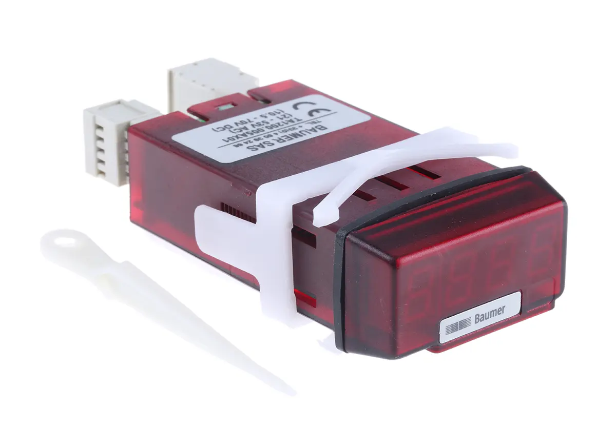 Produktfoto 1 von Baumer TA1200 LED-Display Zähler 4-stellig U/min, Sekunden max. 7kHz 10,5 → 70 V dc, 21 → 53 V ac