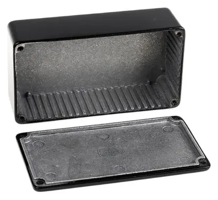 Produktfoto 1 von CAMDENBOSS 5000; Gehäuse; Aluminiumdruckguss; Schwarz IP65 Breite 66 mm Höhe 40 mm Länge 120 mm