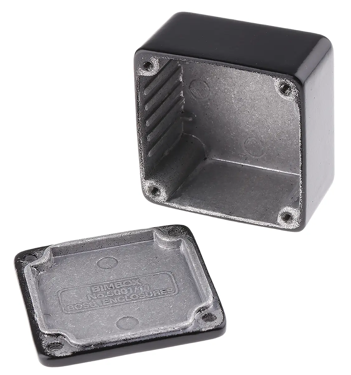 Produktfoto 1 von CAMDENBOSS 5000; Gehäuse; Aluminiumdruckguss; Schwarz IP65 Breite 50 mm Höhe 31 mm Länge 50 mm