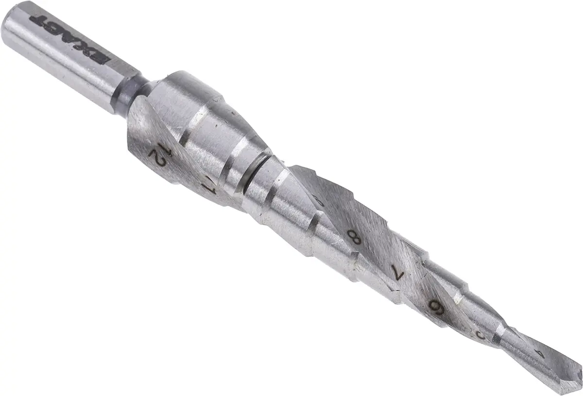 Produktfoto 1 von EXACT HSS Stufenbohrer, 4mm → 12mm