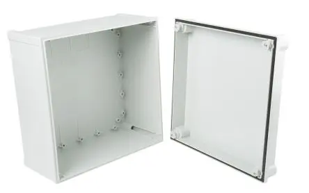 Fibox CAB PCQ Polycarbonat Wandanschlusskasten Grau IP66, IP67, HxBxT 170 mm, 300 mm x 300 mm