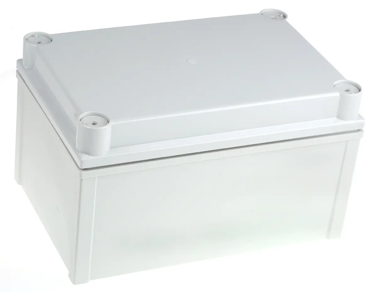 Produktfoto 1 von Fibox CAB PCQ Polycarbonat Wandanschlusskasten Grau IP66, IP40, HxBxT 172 mm, 198 mm x 298 mm