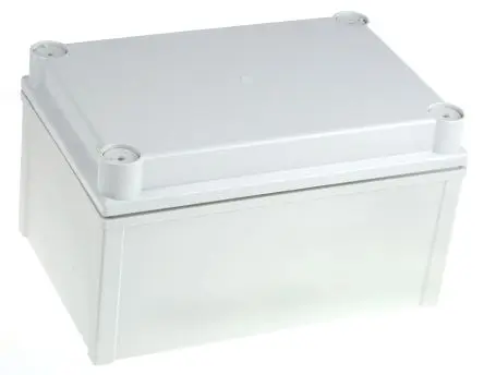 Produktfoto 1 von Fibox CAB PCQ Polycarbonat Wandanschlusskasten Grau IP66, IP67, HxBxT 172 mm, 198 mm x 298 mm