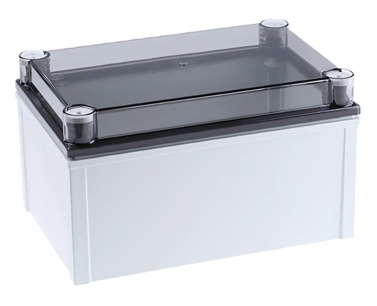 Produktfoto 1 von Fibox CAB PCQ Polycarbonat Wandgehäuse Grau IP66, IP67, HxBxT 172 mm x 198 mm x 298mm