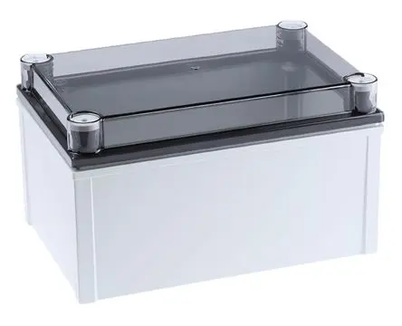 Produktfoto 1 von Fibox CAB PCQ Polycarbonat Wandanschlusskasten Grau IP66, IP67, HxBxT 172 mm, 198 mm x 298 mm