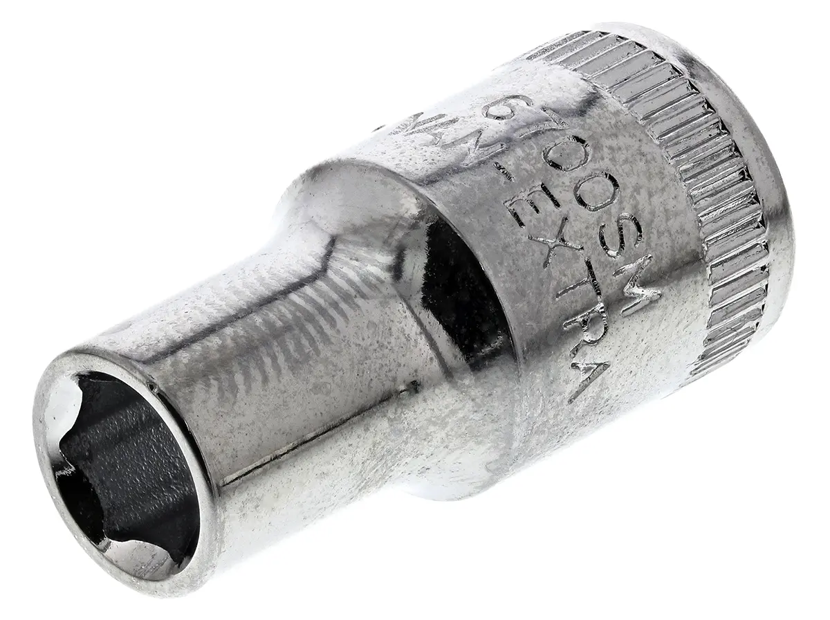 Produktfoto 1 von Bahco 1/4 in 6-Kant Buchse SW 5.5 mm Vierkant x 24.7 mm