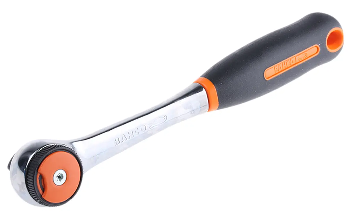 Produktfoto 1 von Bahco 12.7 mm Ratsche Ratsche Chrom Vanadium Stahl Höhensicher, Länge 267 mm