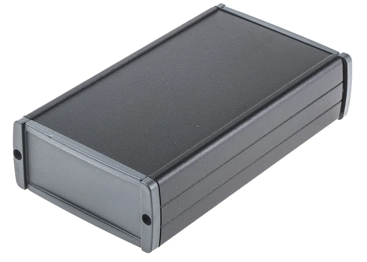 Produktfoto 1 von Teko Tekal; Gehäuse; Aluminium; Schwarz Breite 85.8 mm Höhe 36.9 mm Länge 145 mm