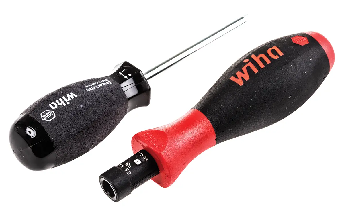 Produktfoto 1 von Wiha 4 mm Drehmomentschraubendreher Torquevario-S Sechskant 0.8 to 5 Nm / ±6 % Länge 138 mm