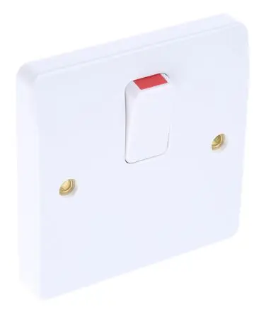 Produktfoto 1 von MK Electric Logic Plus Gesicherte Abzweigdose 1-teilig, 2-polig Weiß IP2X 20A, Urea Formaldehyd