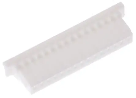 Produktfoto 1 von JST SH Buchse Steckverbindergehäuse 1 mm, 15-polig / 1-reihig Gerade, Kabel für Trennbarer Crimpsteckverbinder