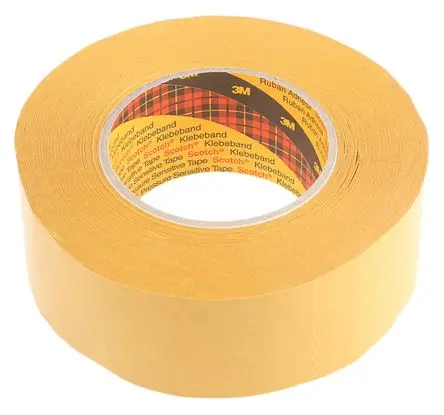 Produktfoto 1 von 3M 9084 Doppelseitiges Papierband, Beige, -30 °C bis 65 °C, Stärke 0.1 mm 8N/cm Papier, 50mm x 50 m