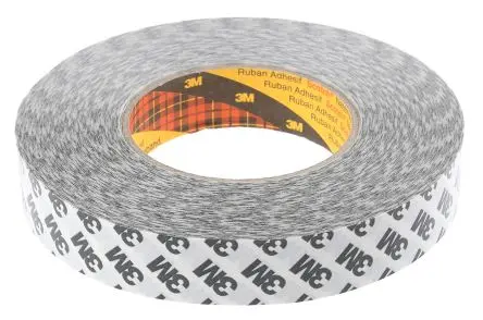 Produktfoto 1 von 3M 9086 Doppelseitiges Papierband, Lichtdurchlässig, -30 °C bis 85 °C, Stärke 0.19 mm Papier, 25mm x 50 m