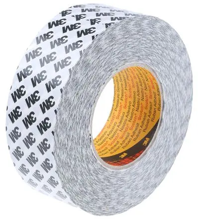 Produktfoto 1 von 3M 9086 Doppelseitiges Papierband, Lichtdurchlässig, -30 °C bis 85 °C, Stärke 0.19 mm Papier, 50mm x 50 m