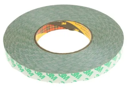 Produktfoto 1 von 3M 9087 Kunststoff-Klebeband doppelseitig, Weiß, -40 °C bis 93 °C, Stärke 0.26 mm Polyvinylchlorid, 15mm x 50 m