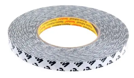 Produktfoto 1 von 3M 9086 Doppelseitiges Papierband, Lichtdurchlässig, -30 °C bis 85 °C, Stärke 0.19 mm Papier, 12mm x 50 m